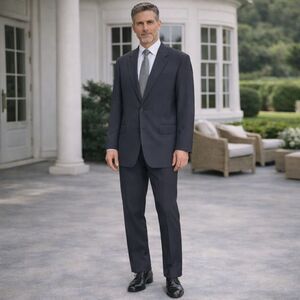 BROOKS BROTHERS 100% Wool Blazer Sport Coat Navy Check Men’s 42R USA MADE ACTWU